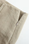SWAYING/KNIT linen straight skirt SW23AW3B18 linen